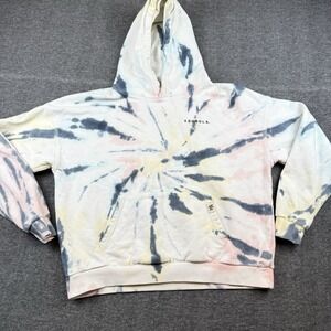 YoungLA Hoodie Mens Medium Tie Dye Sweatshirt Flower Workout Gym Fitness Casual